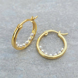 Verbier Pearl Hoops