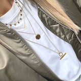 Mixed Silver Gold T Bar