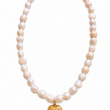 Pearl Heart Choker