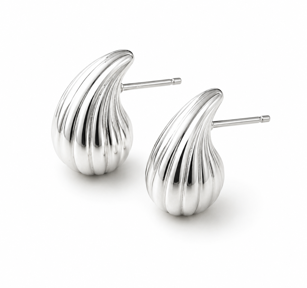 Ribbed Teardrops