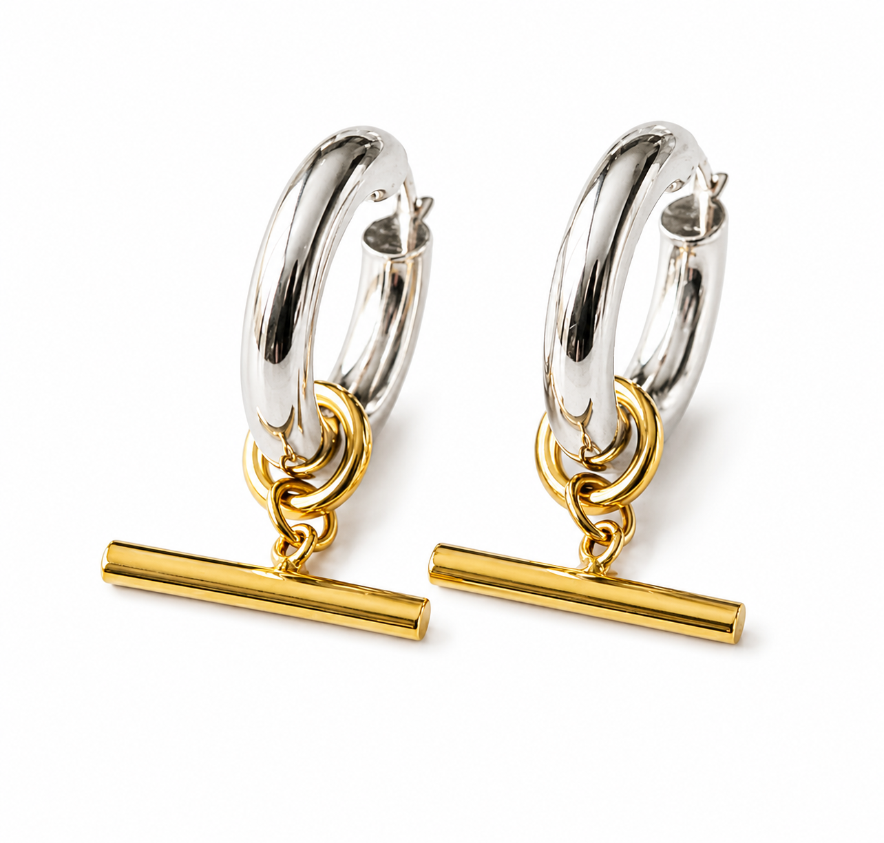 T Bar Hoops