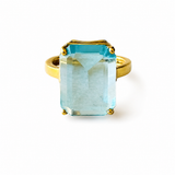 Aquamarine Cocktail Ring