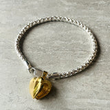 Gold Locket Bracelet