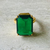 Emerald Cocktail Ring