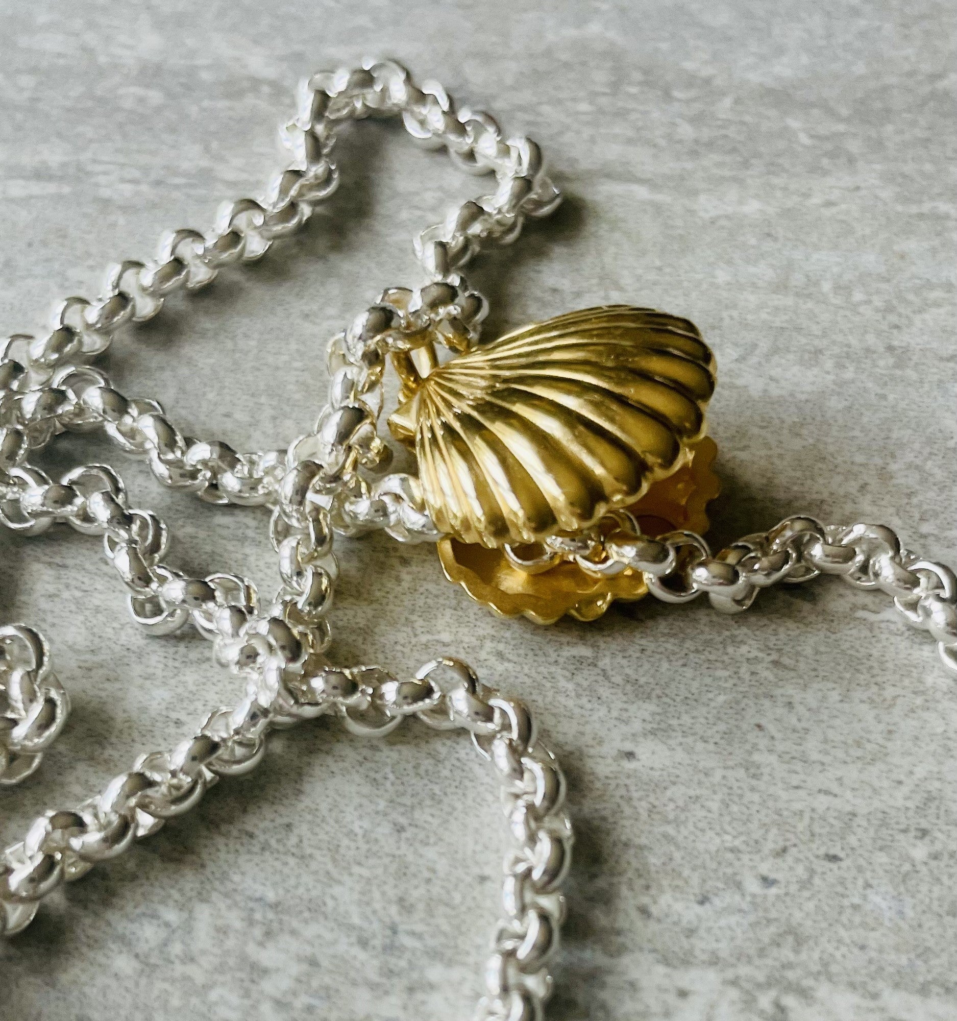 Shell Vocket Mia Gold Shell Locket – Janis Foale