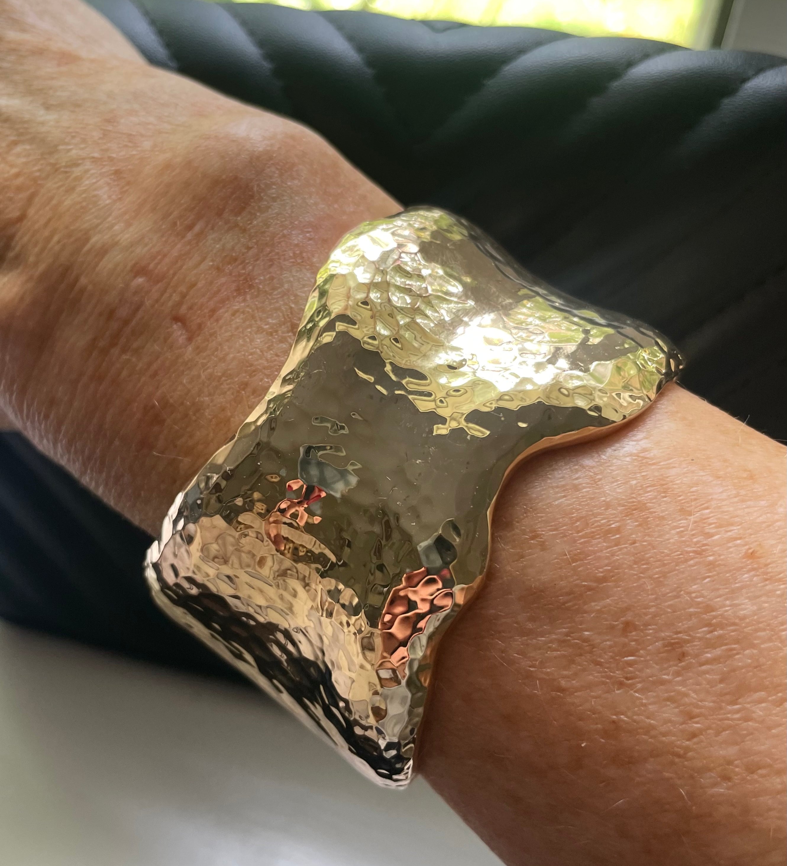 Gold Cuff Bangle