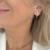 CZ Deco Hoop