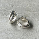 Smooth Twist Mini Hoops